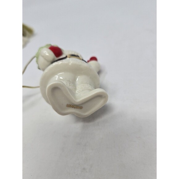 LENOX CHRISTMAS ORNAMENT BUNDLE LOT OF 3 SANTA CLAUS X 2 TREE ORNAMENT CLUB - Picture 9 of 13